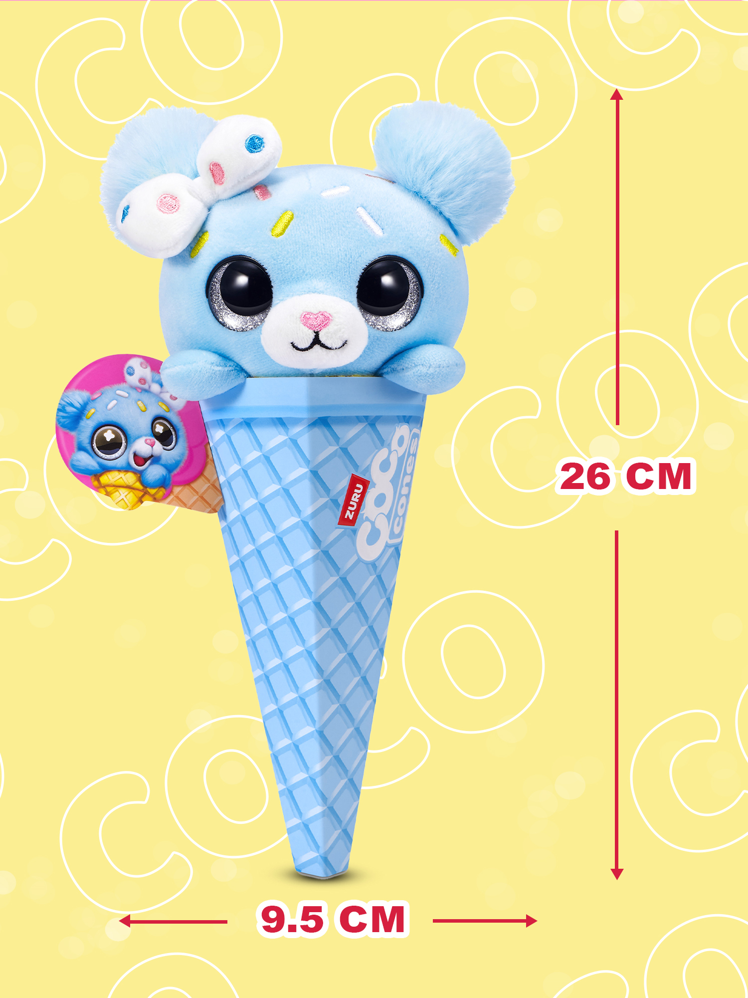 Мягкая игрушка Zuru CoCo Surprise Coco Cones Сладкий питомец в ассортименте - фото 3