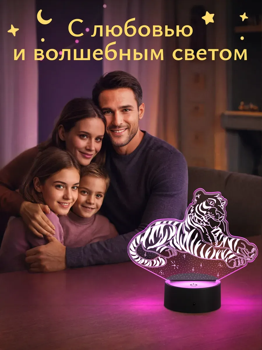 Ночник Светофей Тигр - фото 6