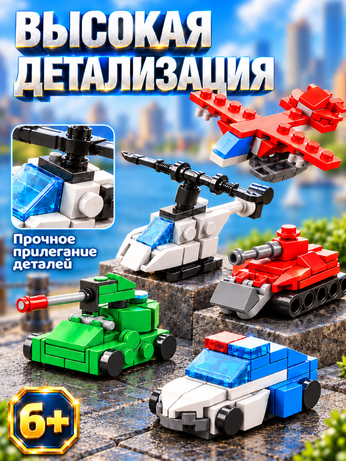 Конструктор Constructa 30 в 1 835 дет. - фото 3
