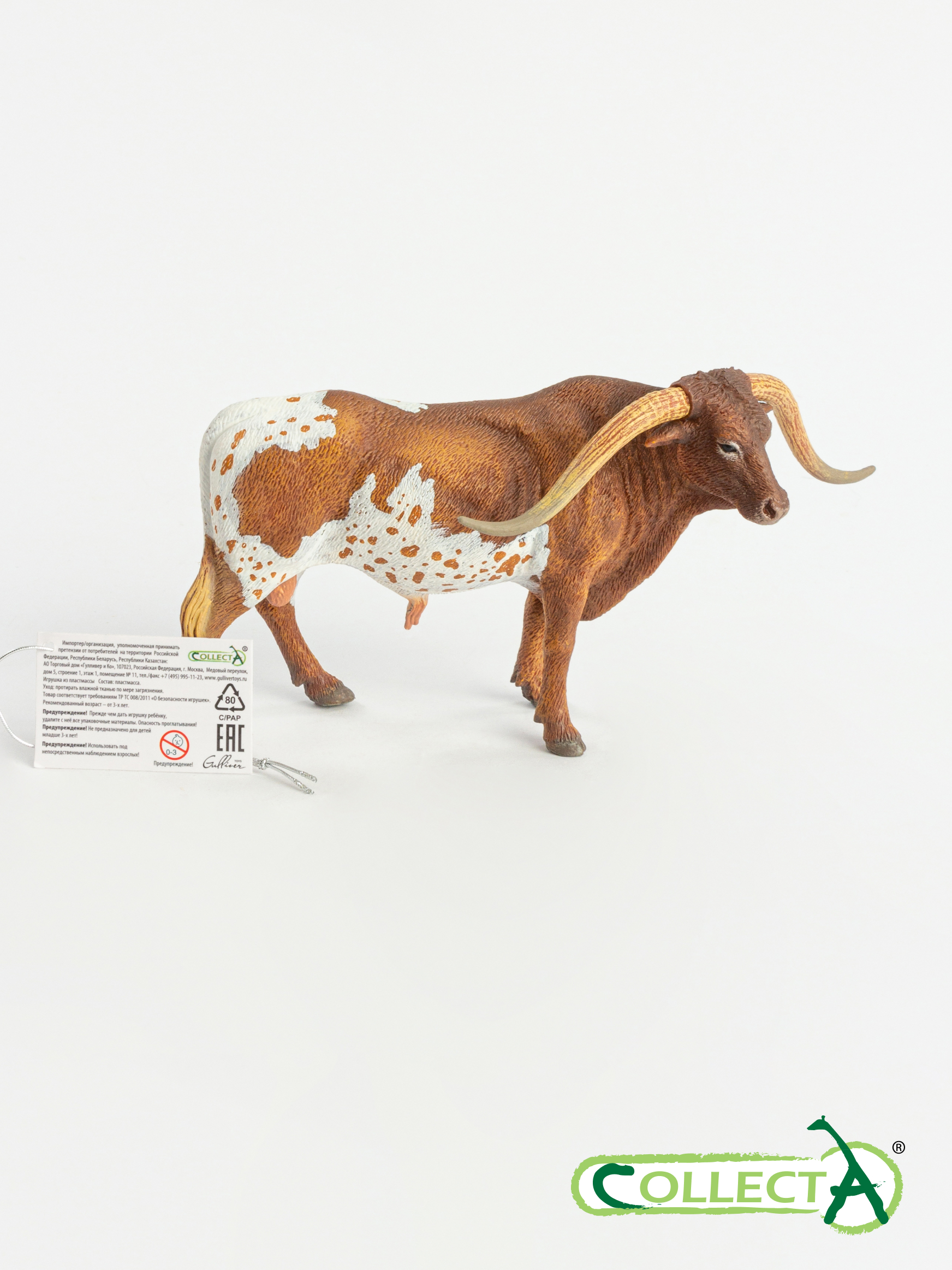 Фигурка Collecta Техасский длиннорогий бык - фото 10