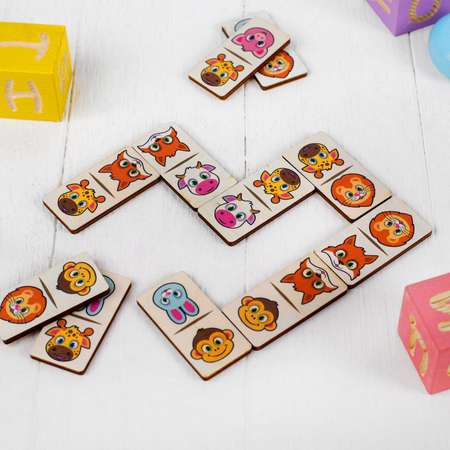 Настольная игра Лесная мастерская Домино