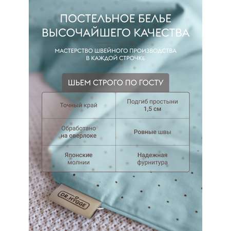 Постельное белье Евро Dr. Hygge HG230018/голубой