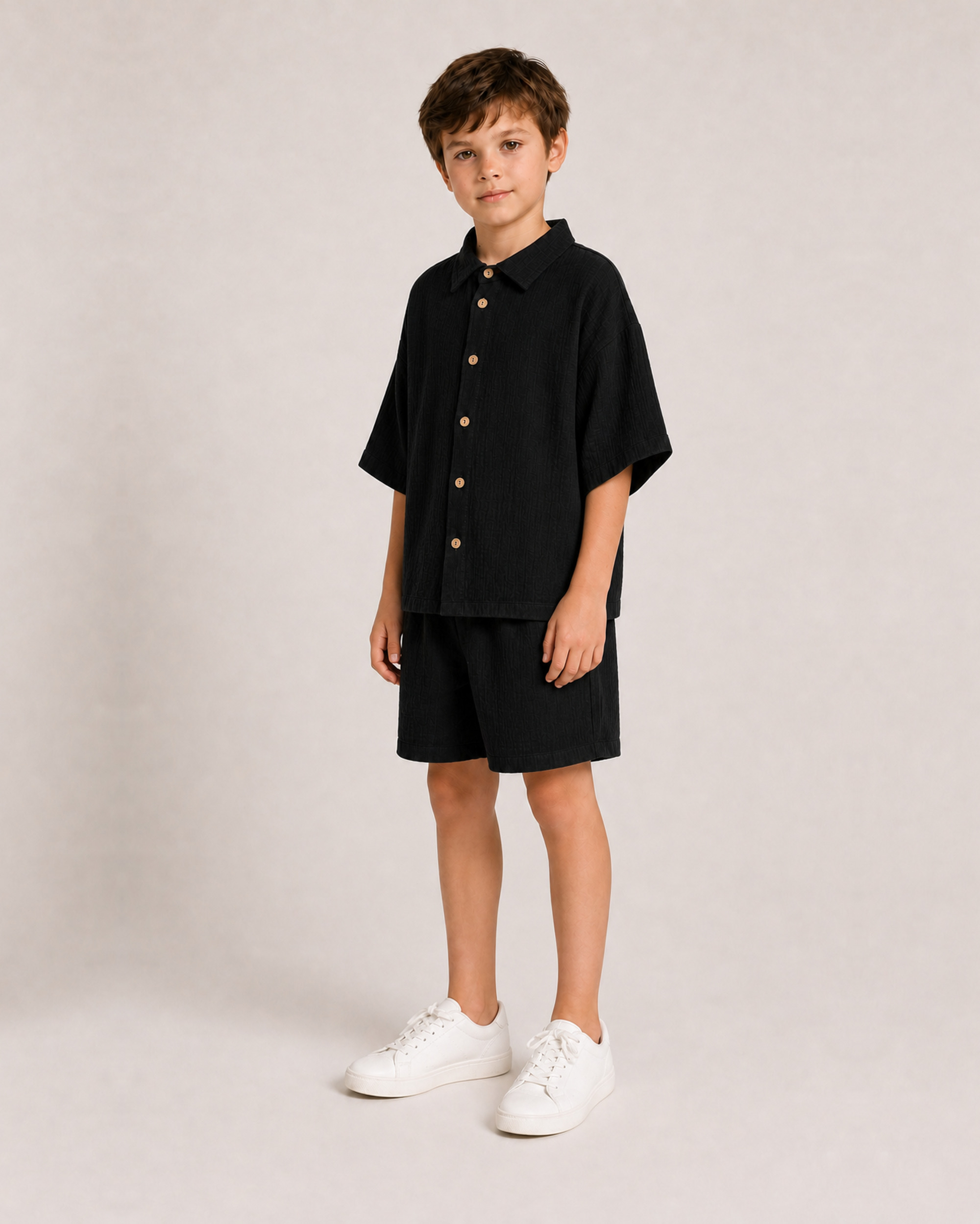 Костюм Leli dress костюм_с_шортами_муслин_черный - фото 4