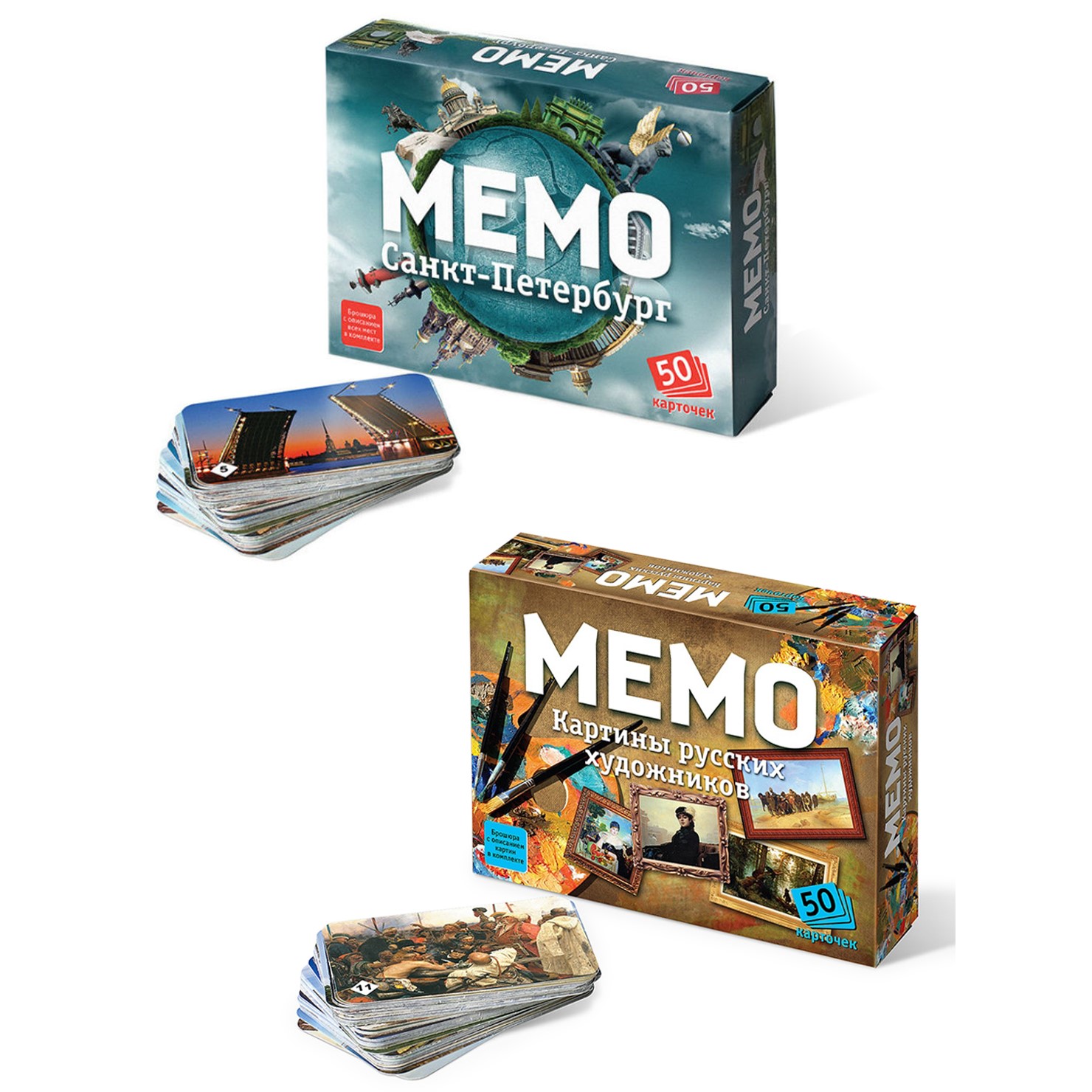Настольная игра Нескучные игры Мемо - фото 1