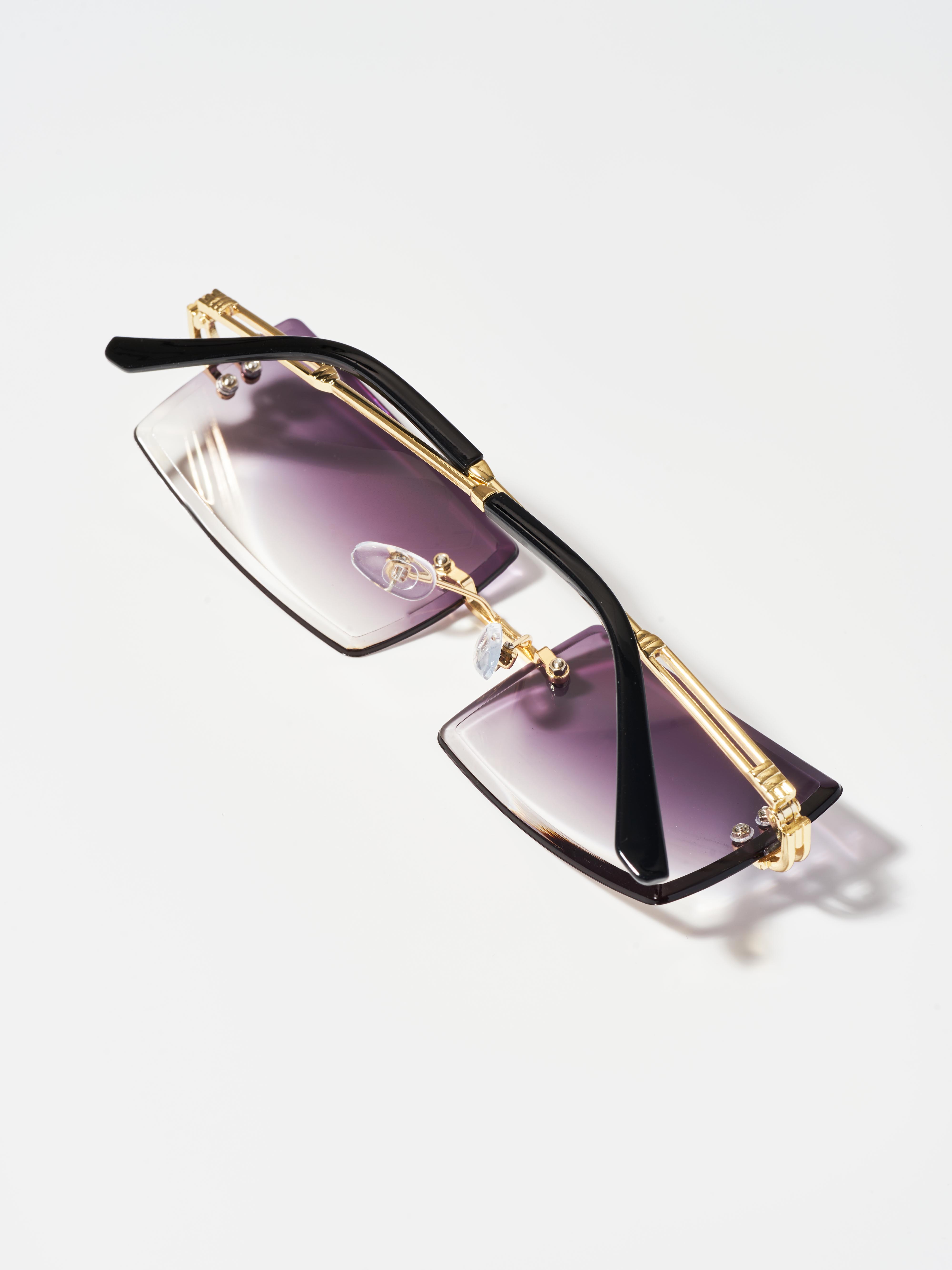 Солнцезащитные очки прямоугольные SUNNY GLASS O00035-1 - фото 7