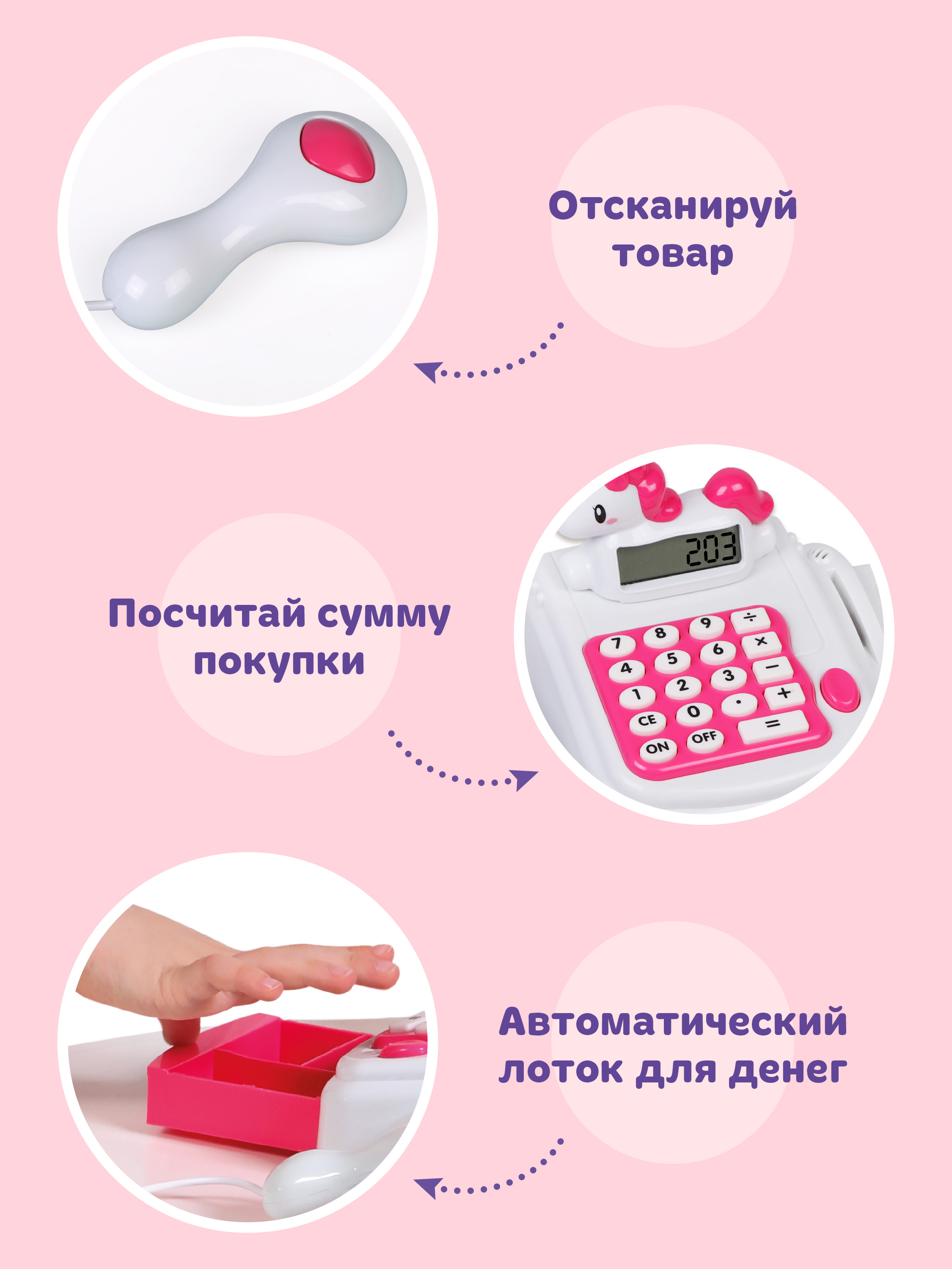 Игровой набор Mary Poppins касса, прилавок - фото 2