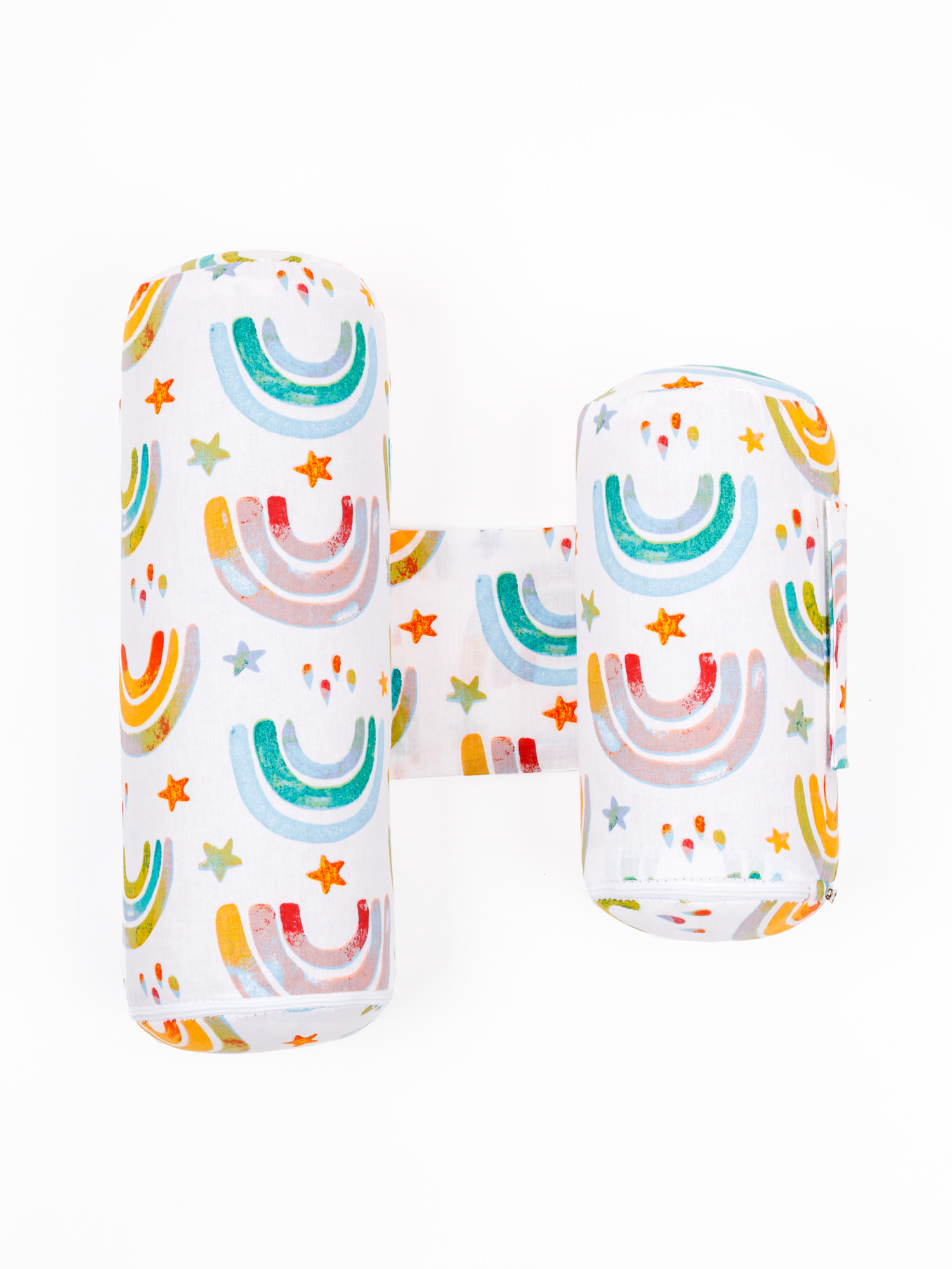 Подушка для боковой поддержки AmaroBaby Nature Anatomy с лузгой гречихи Rainbow - фото 6