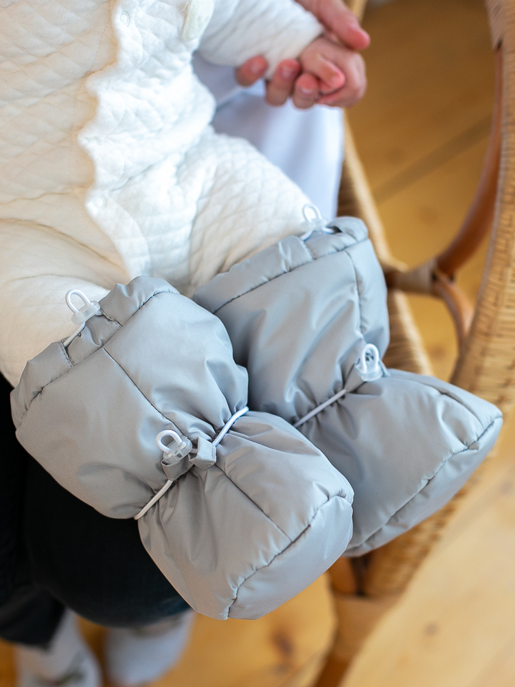 Пинетки Lemur Studio Пинетки серые - фото 6