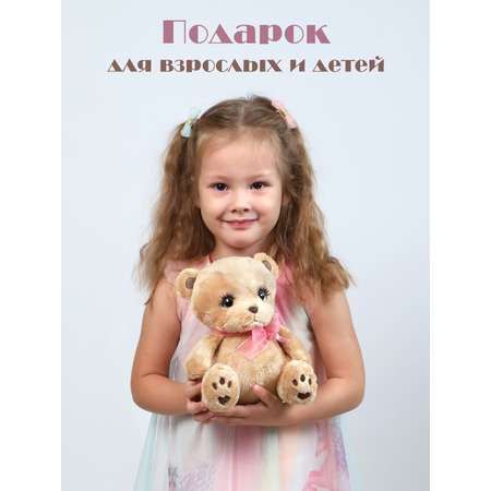 Мягкая игрушка Angel Collection мишка Глазастик 20 см