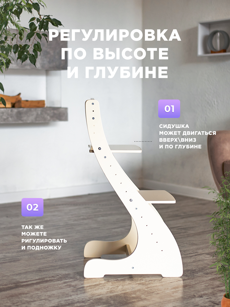 Стульчик для кормления Klikkin классический - фото 3