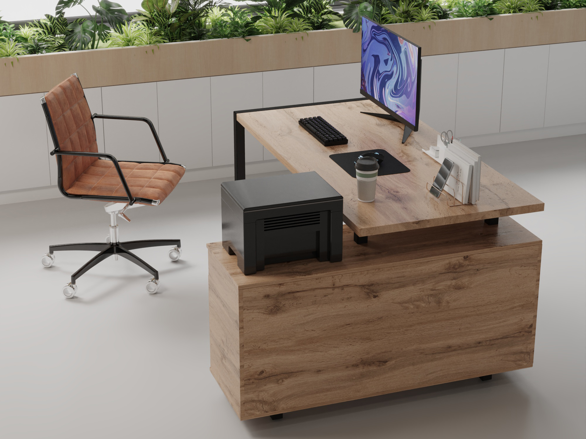 Письменный стол КАЛИФОРНИЯ МЕБЕЛЬ Хардвиг - фото 14