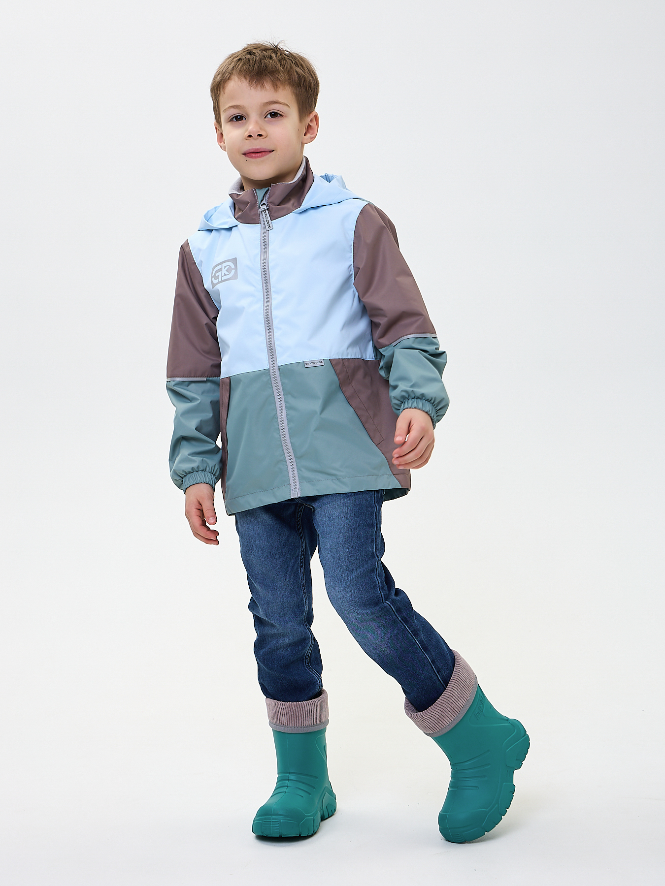 Ветровка GooDvinKids В10021-02/голубоймикс - фото 8