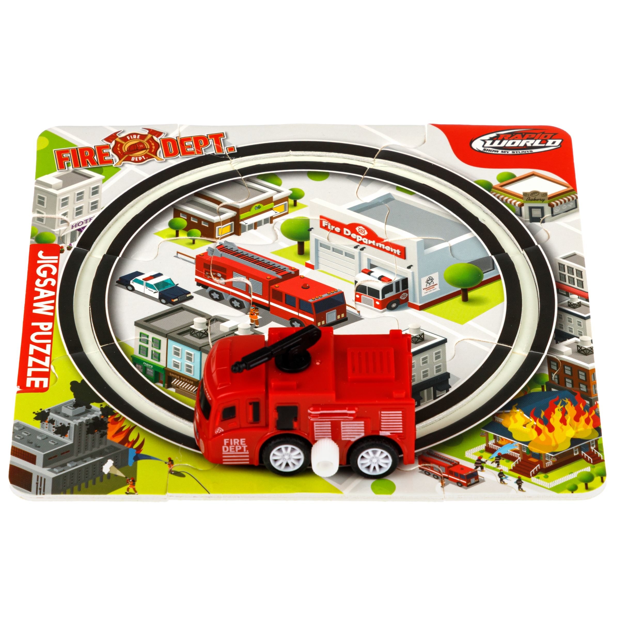 Трек 1TOY Пожарная машина Т26768-2 - фото 6