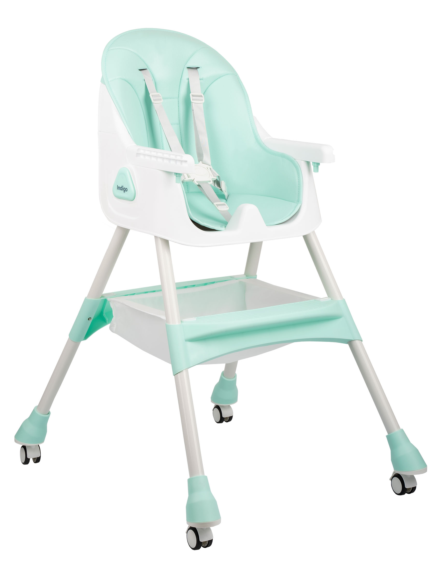 Стульчик для кормления Indigo Corn мятный - фото 2