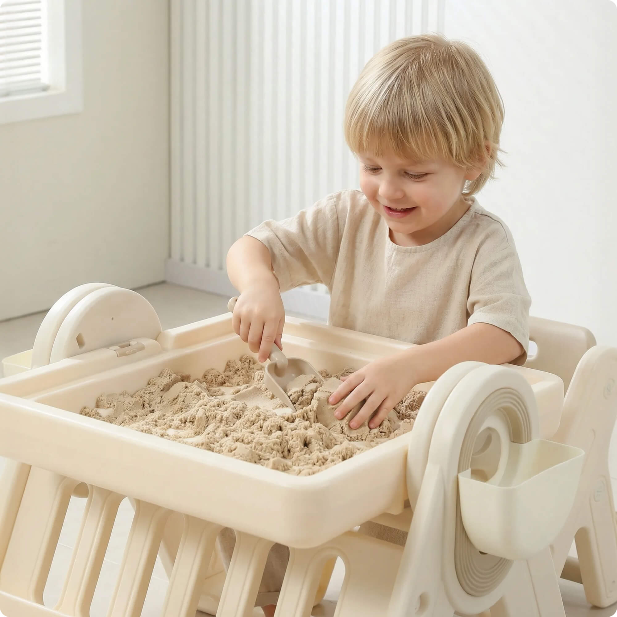 Комплект мебели UNIX Kids 4 в 1 стол трансформер и стул - фото 11