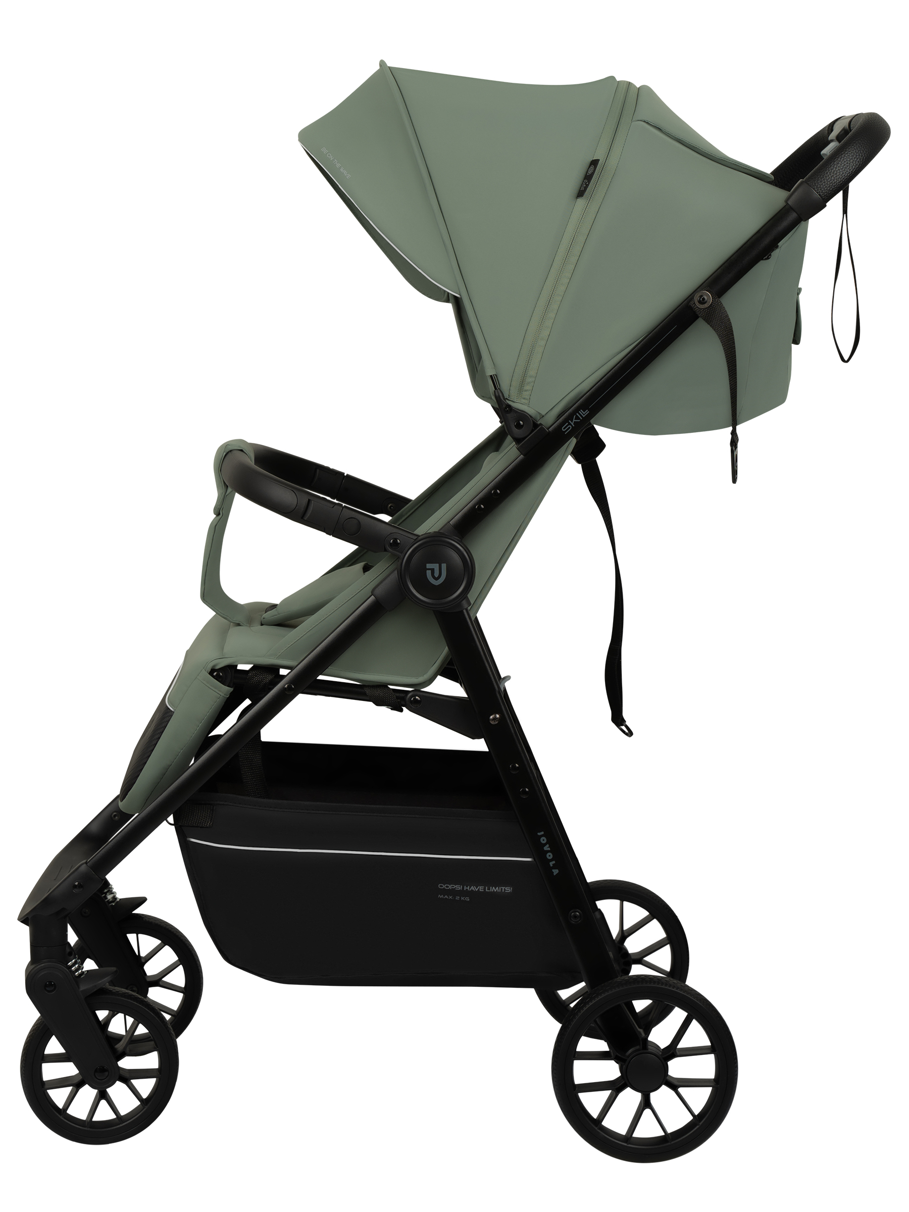 Коляска прогулочная JOVOLA Skill зеленый - фото 16