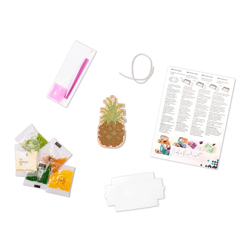 Алмазная мозаика Фрея Ананас - фото 3