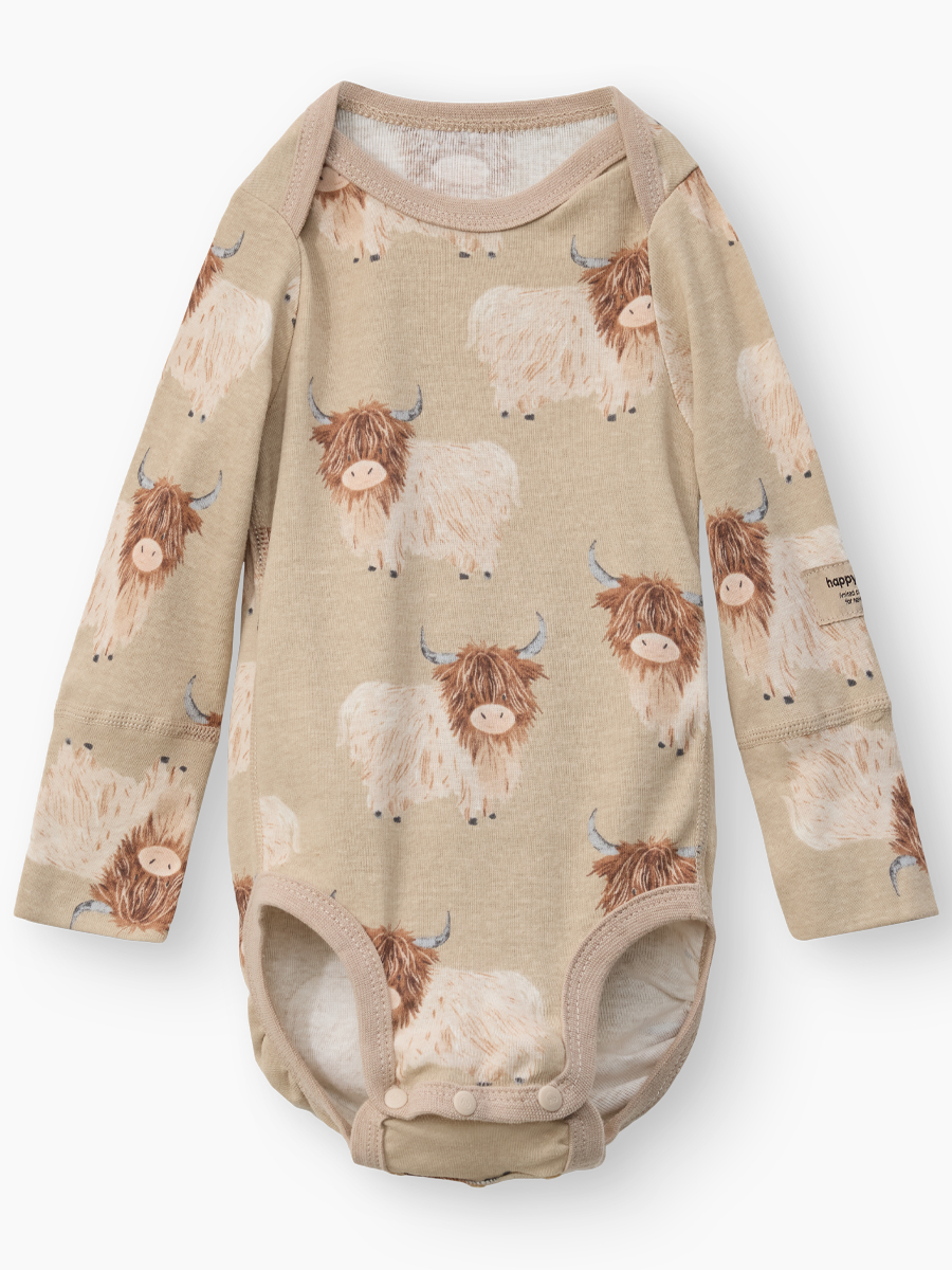Боди 2 шт Happy Baby 90166-0_beige grey - фото 4
