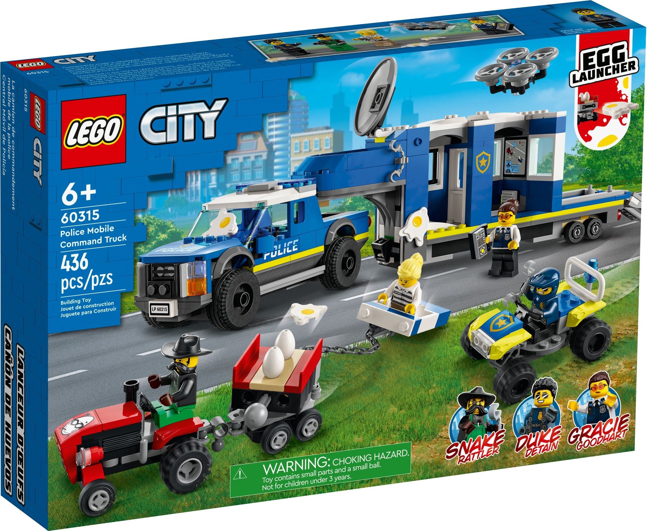 Изображение товара Конструктор LEGO City Полицейский трейлер 60315 игровой набор для детей Изображение товара Конструктор LEGO City Полицейский трейлер 60315 игровой набор для детей