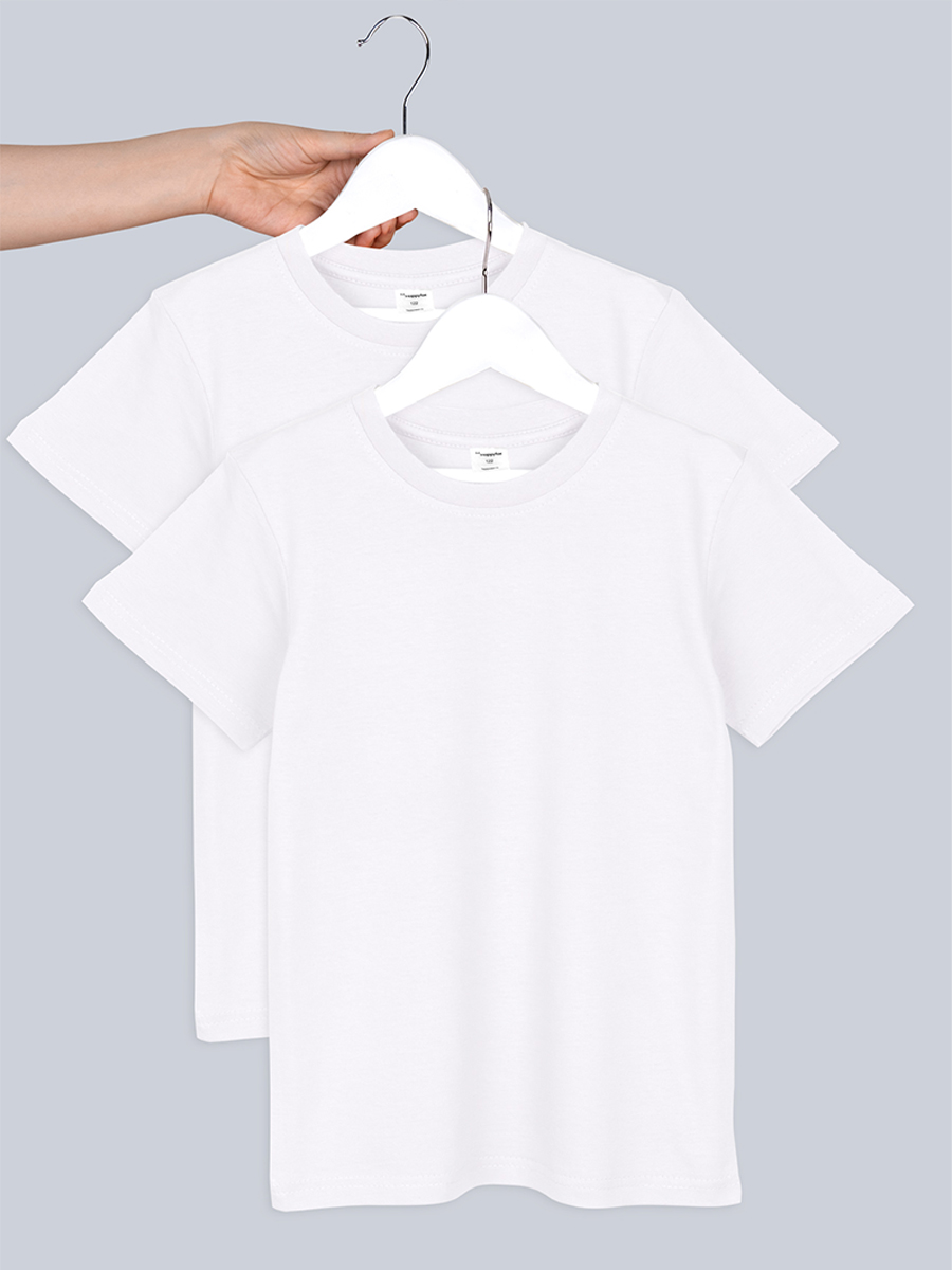 Футболка 2 шт HappyFox HF5501N2белый - фото 1