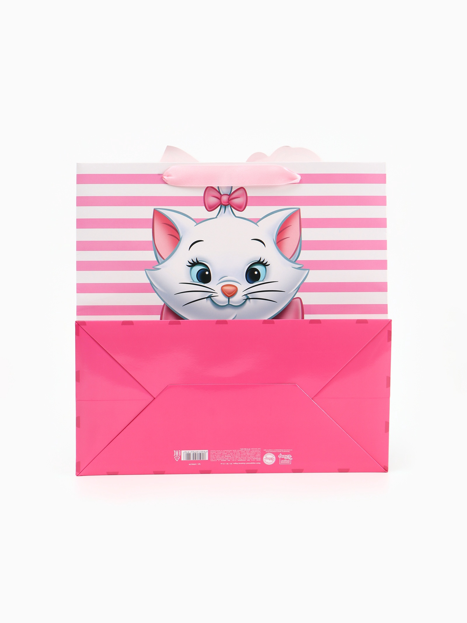 Пакет подарочный Disney Кошечка 30 × 30 × 15 см - фото 6