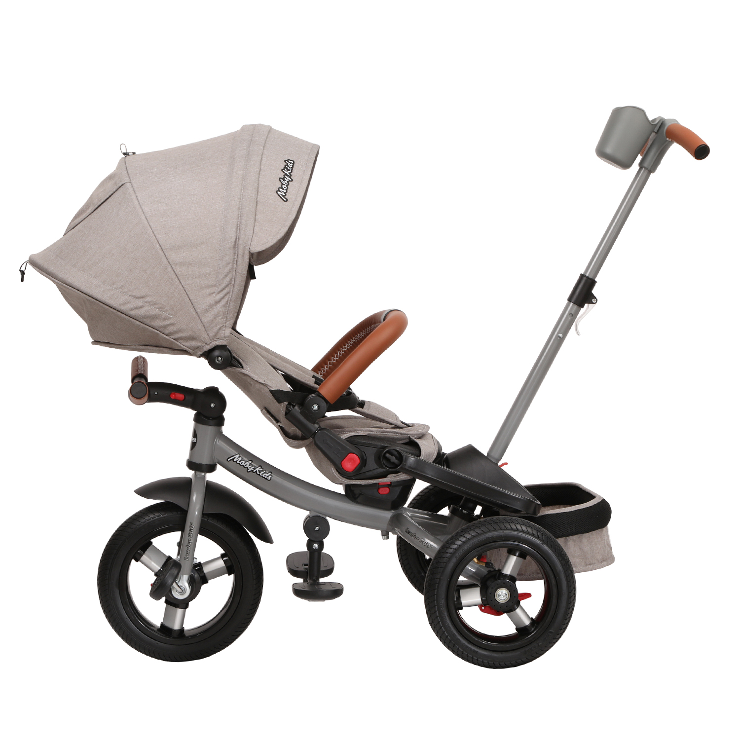 Трехколесный велосипед Moby kids 10 дюймов - фото 9