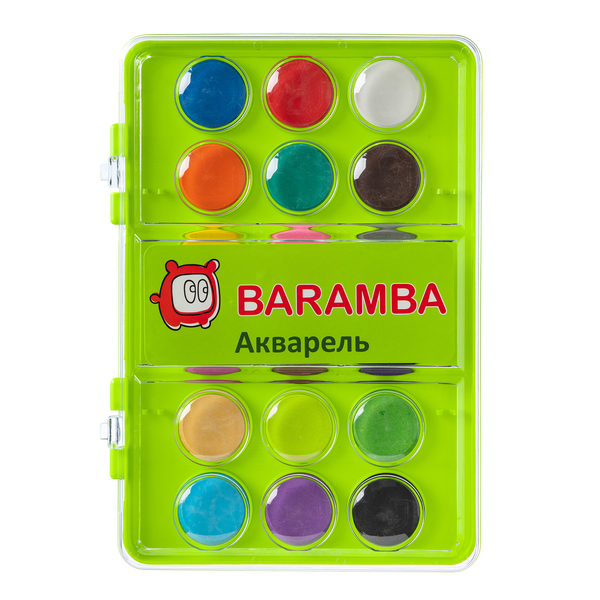 Краски акварель Baramba 18 цв. - фото 1