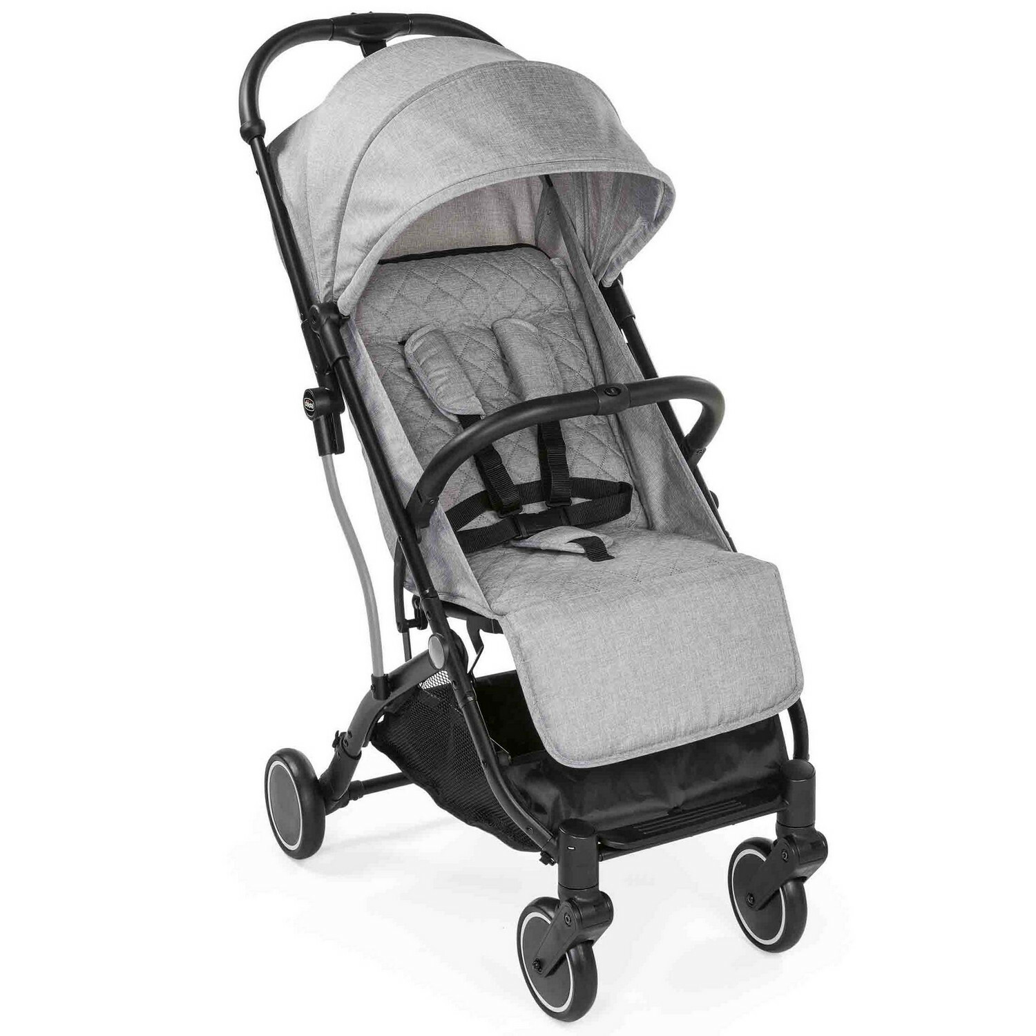 Коляска прогулочная Chicco Trolleyme Light Grey - фото 1