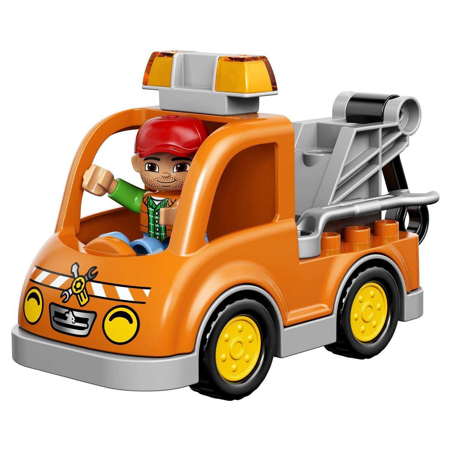 Конструктор LEGO DUPLO Буксировщик блочный - фото 9