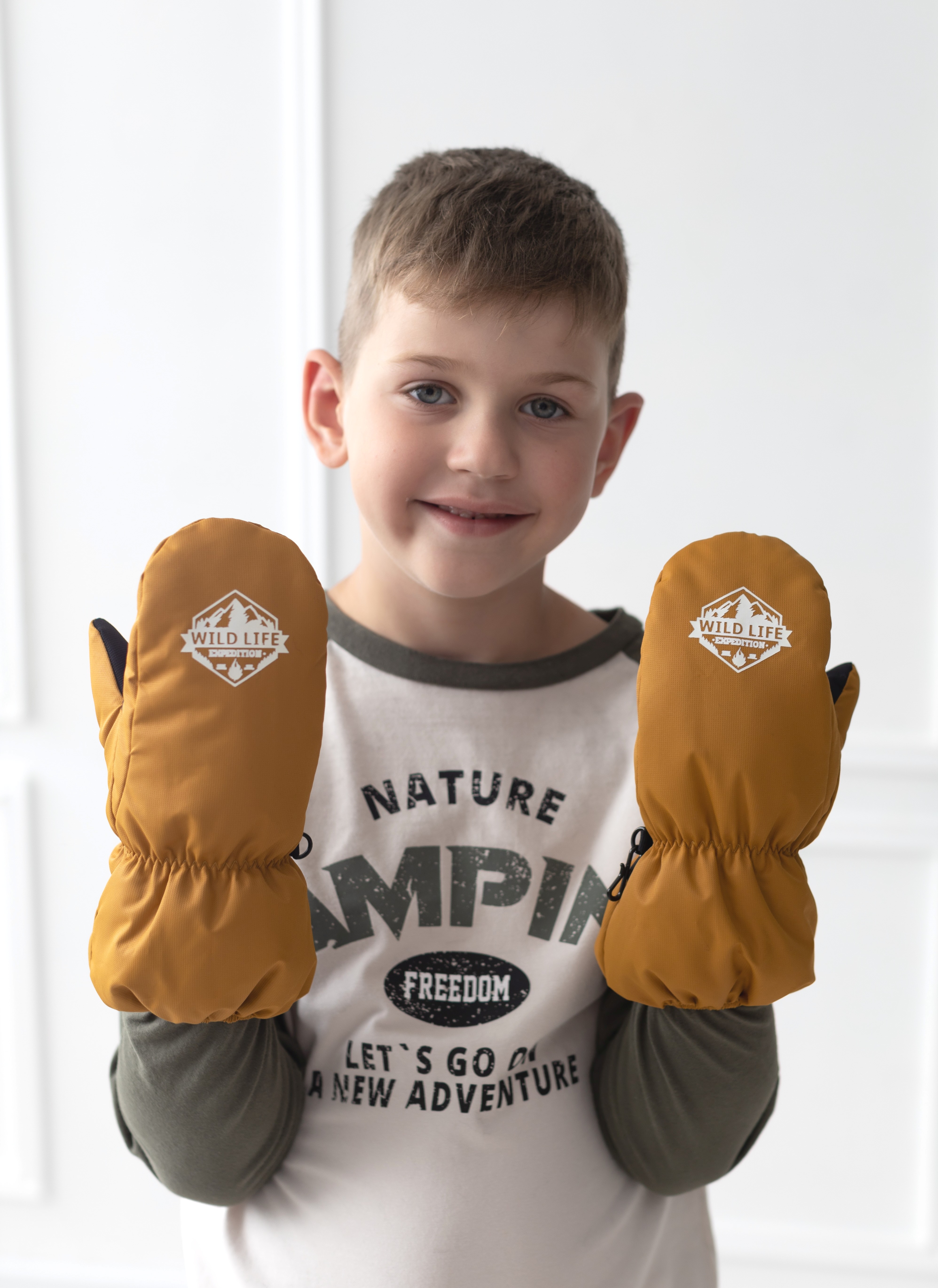 Варежки ARCTICMAGIC Р-308горчичный - фото 4