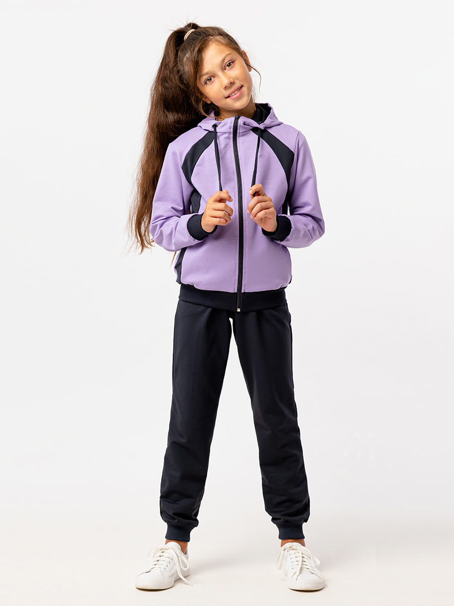 Спортивный костюм RODOS М-258/графит_лиловый - фото 3