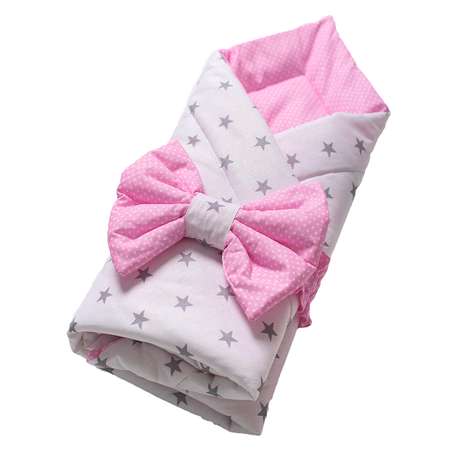 Конверт на выписку Мир Мамы White Pink