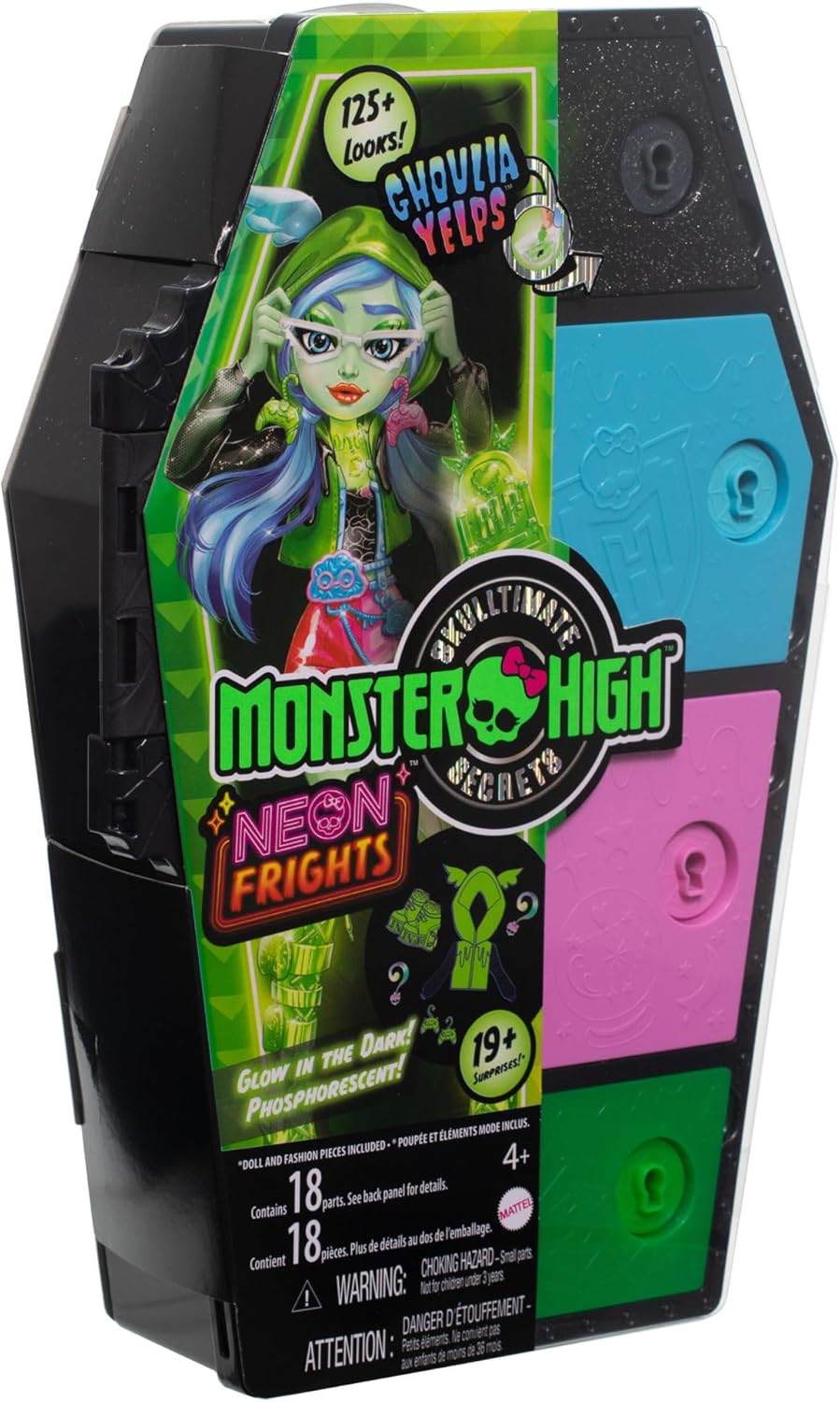 Кукла модельная Monster High Skulltimate Secrets Ghoulia HNF81 - фото 7