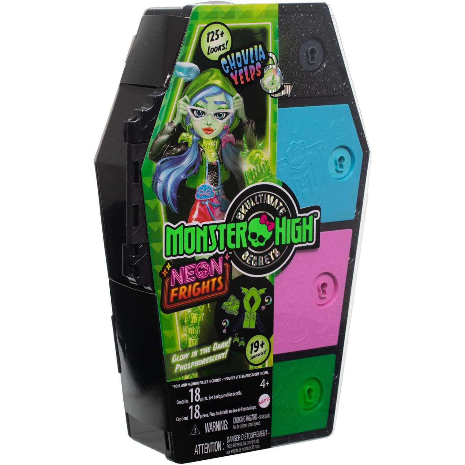 Кукла модельная Monster High Skulltimate Secrets Ghoulia HNF81 - фото 7