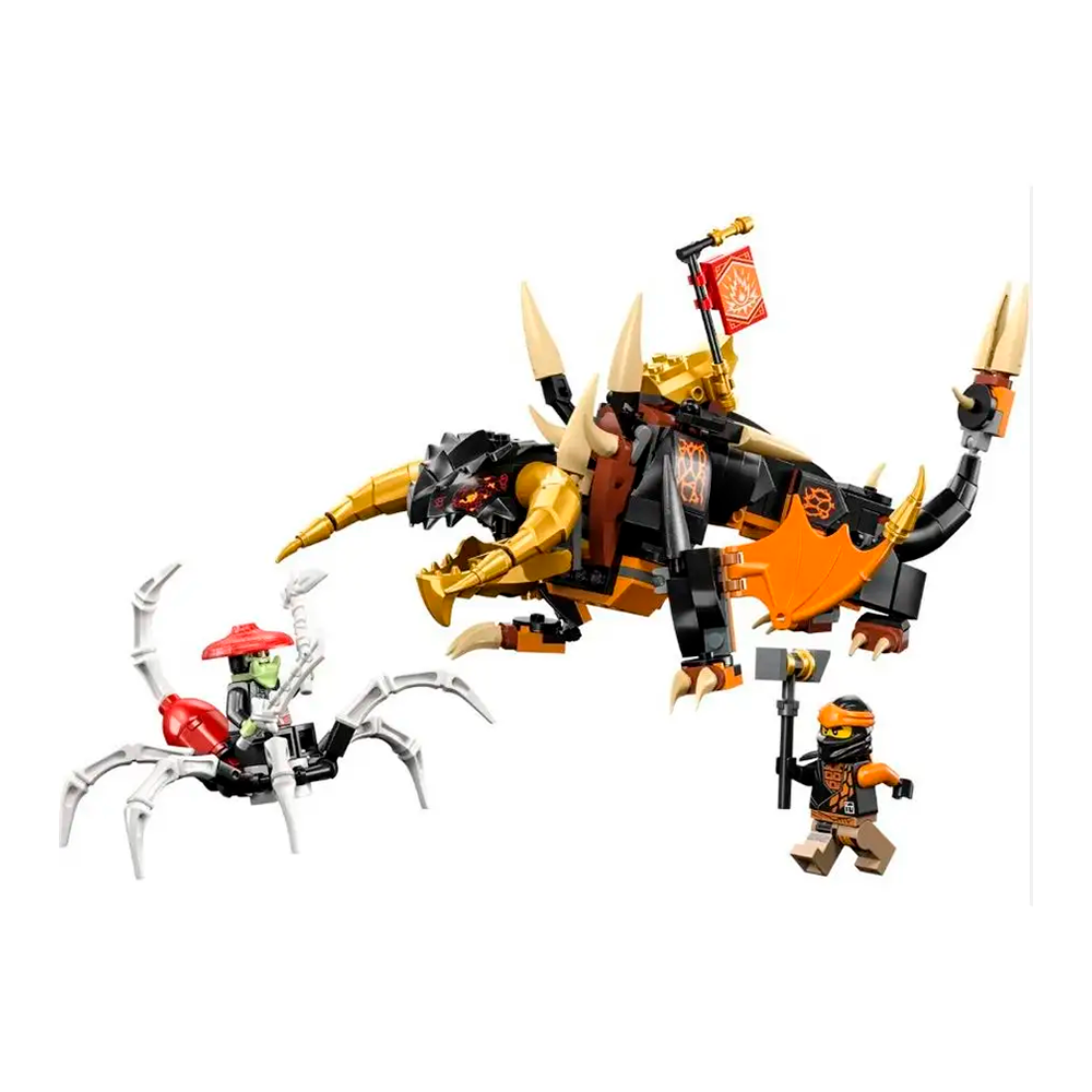 Конструктор LEGO NINJAGO Земляной дракон ЭВО Коула 285 дет. - фото 4