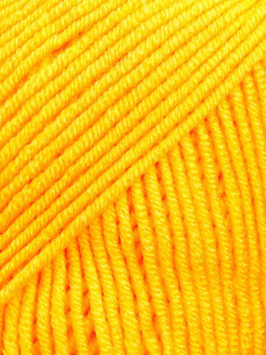 Пряжа для вязания Alize baby best бамбук акрил с эффектом антипиллинг 100 г 240 м 216 темно желтый 5 мотков - фото 5