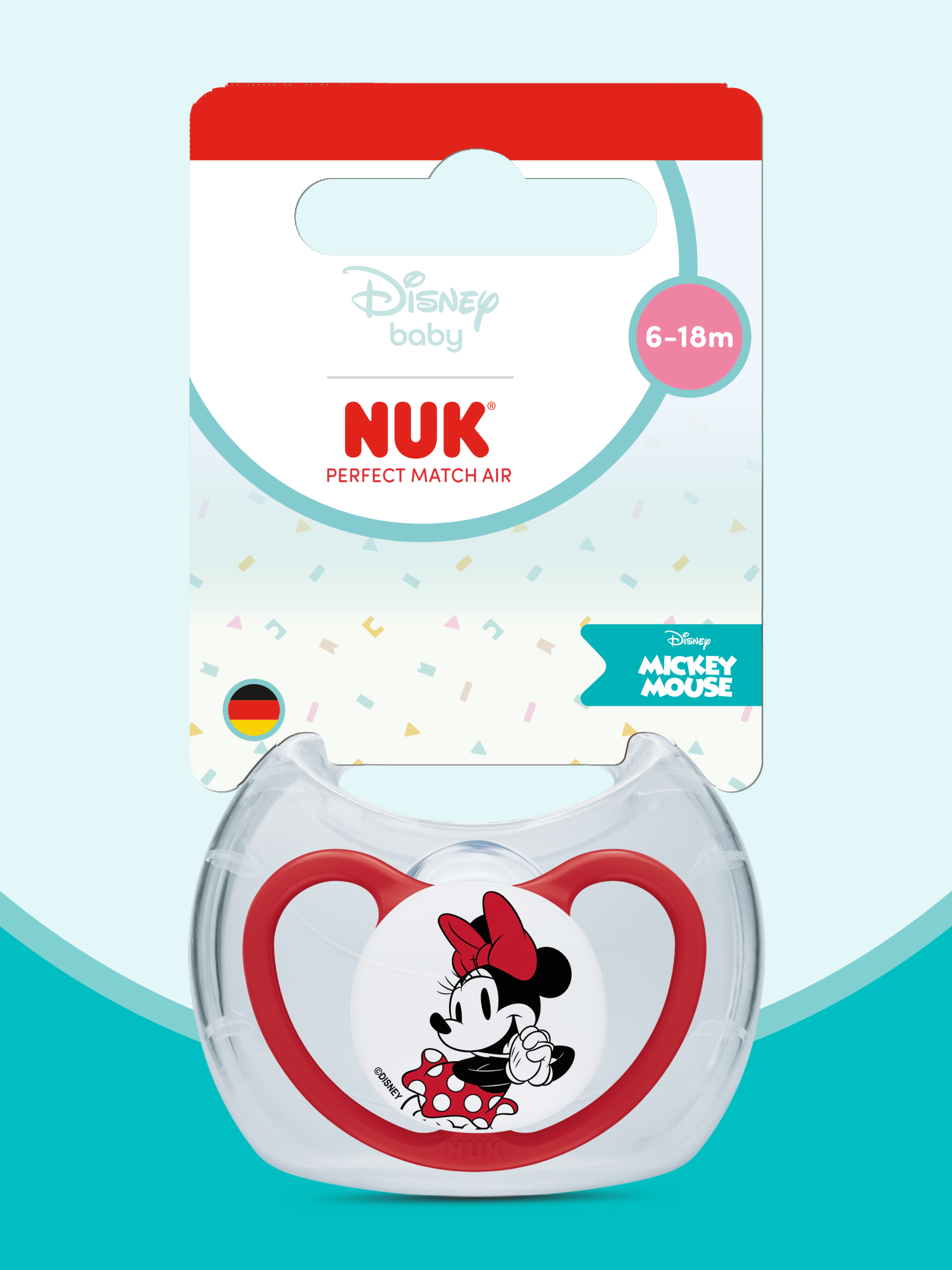 Изображение товара Пустышка Nuk силикон ортодонтическая 6 мес+ с системой Air Изображение товара Пустышка Nuk силикон ортодонтическая 6 мес+ с системой Air