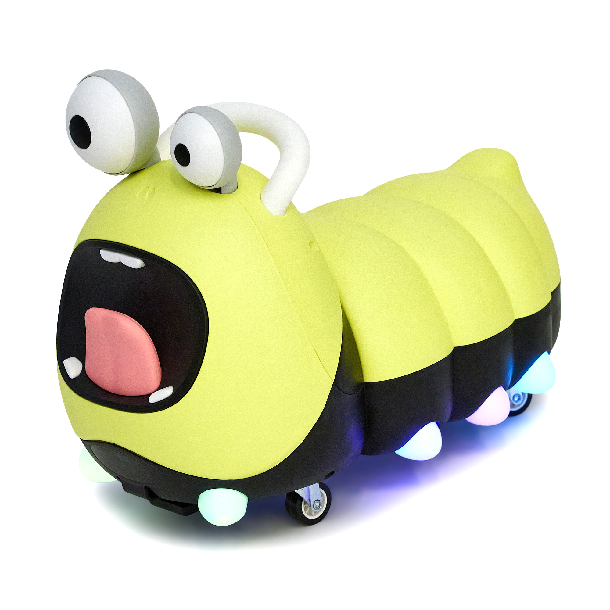 Каталка BabyGo Гусеница желтый - фото 4