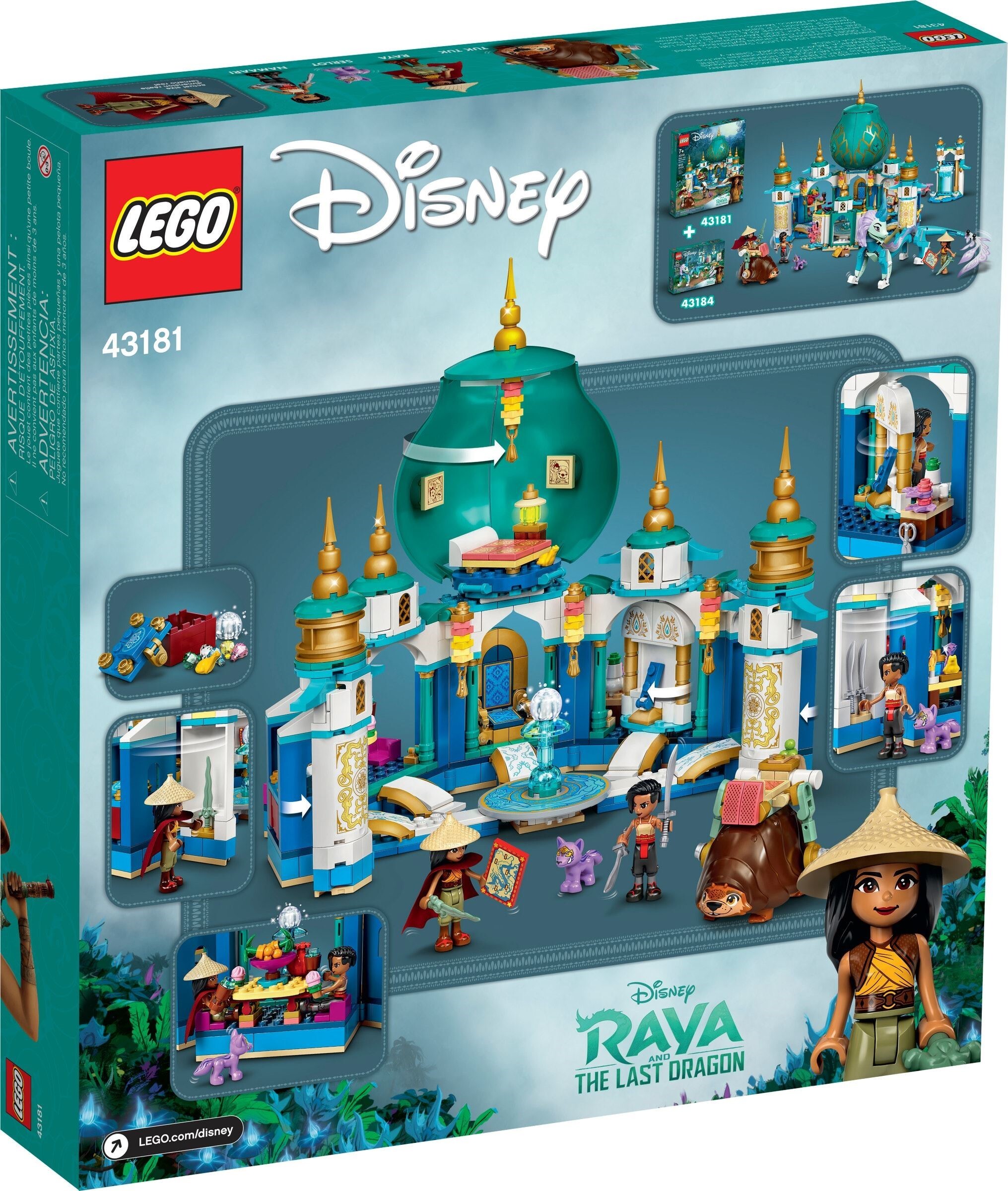 Конструктор LEGO Disney Princess Райя и Дворец сердц 610 дет. - фото 3