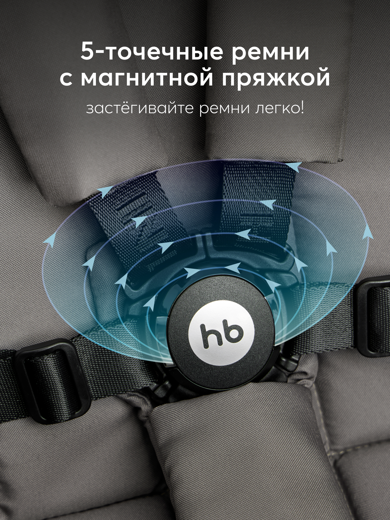 Коляска прогулочная Happy Baby Umma серый - фото 6