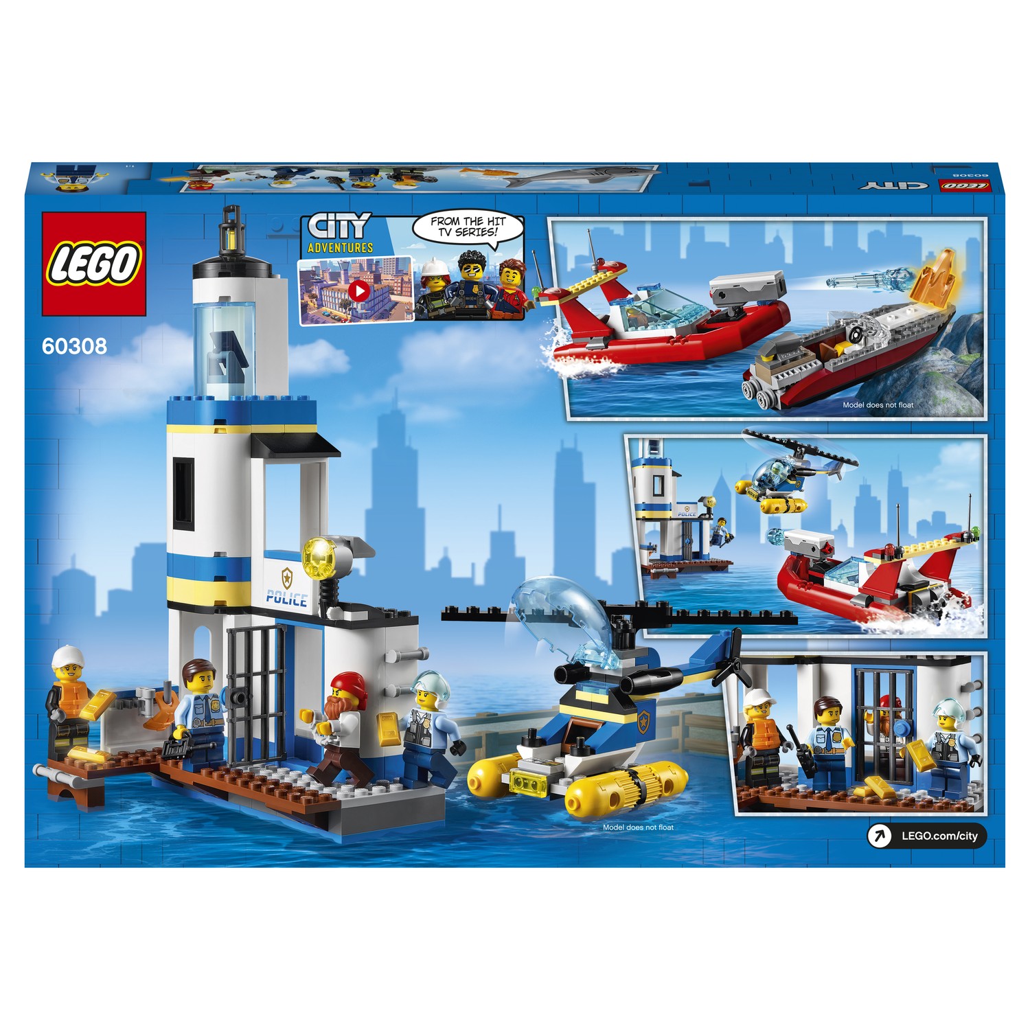 Конструктор LEGO City SeasidePolice and FireMission - фото 3