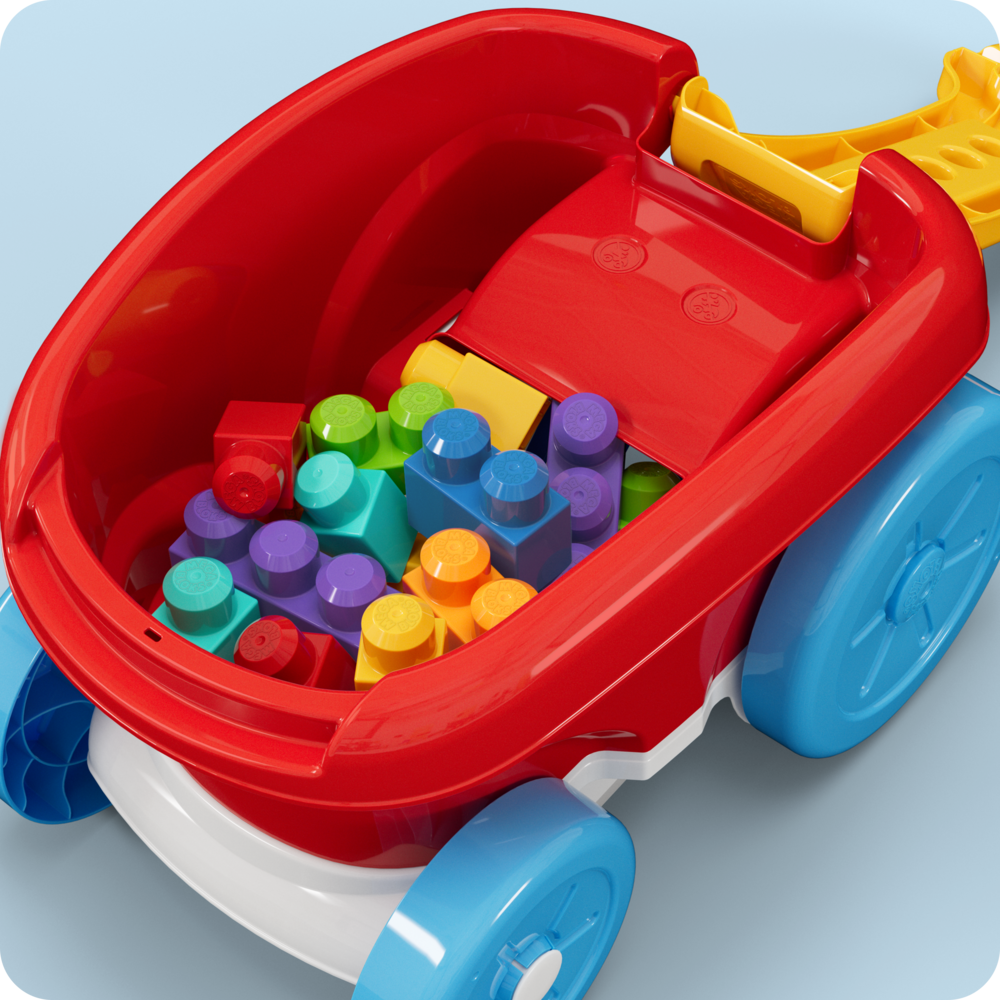 Конструктор Mega Bloks Block Scooping Wagon 20 дет. - фото 12