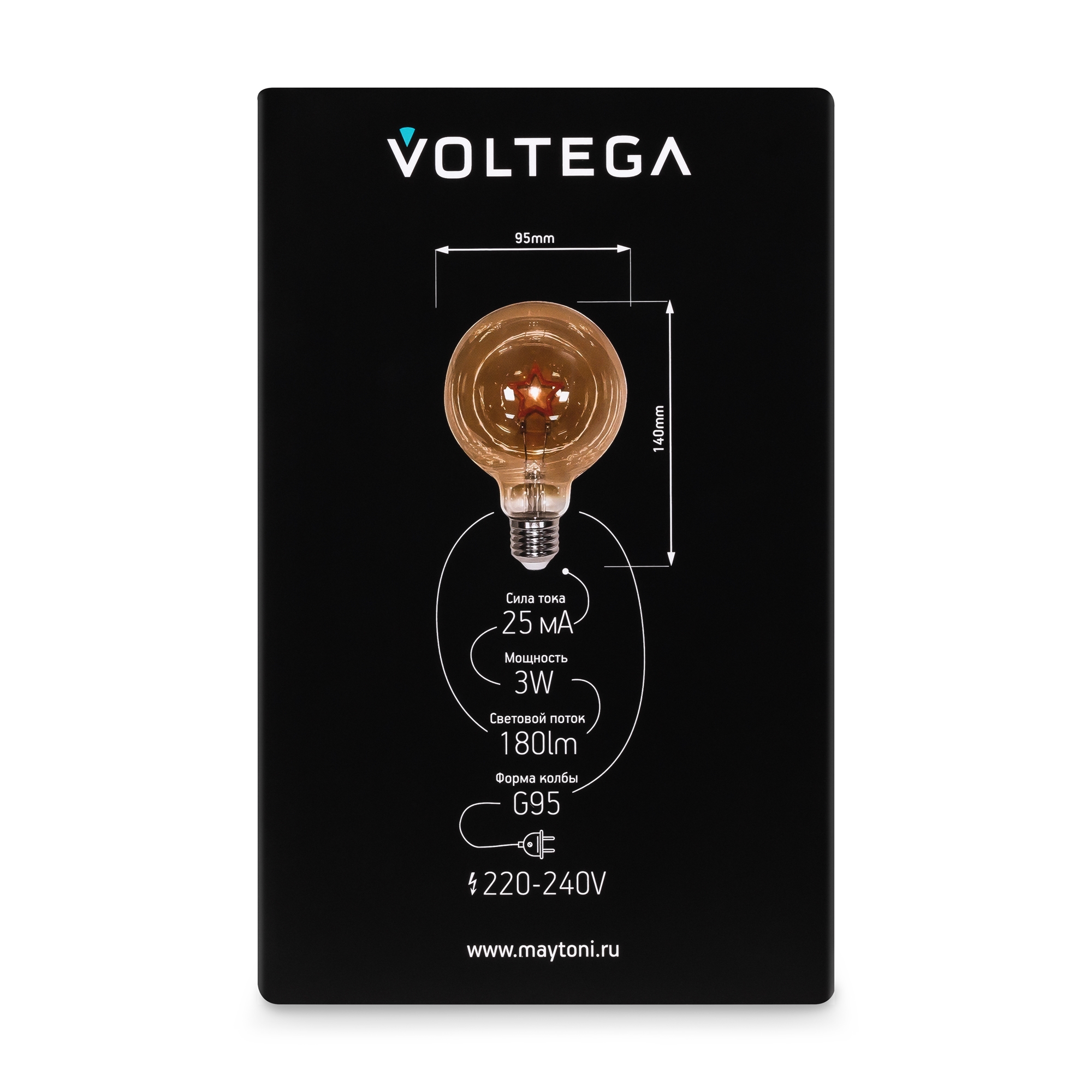 Лампочка декоративная VOLTEGA 8520 - фото 5