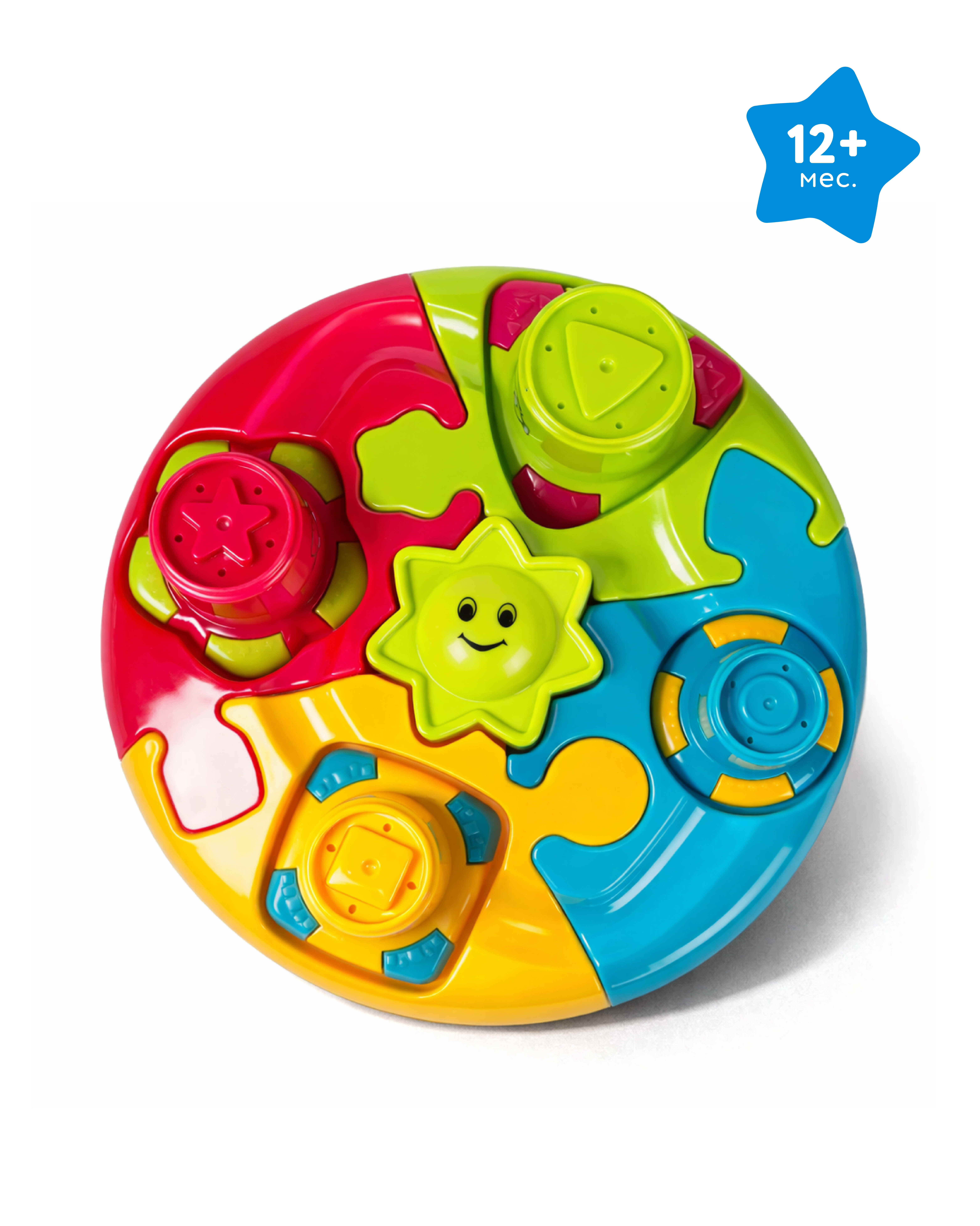 Изображение товара Развивающая игрушка BabyGo пазл с формочками и погремушкой для малышей