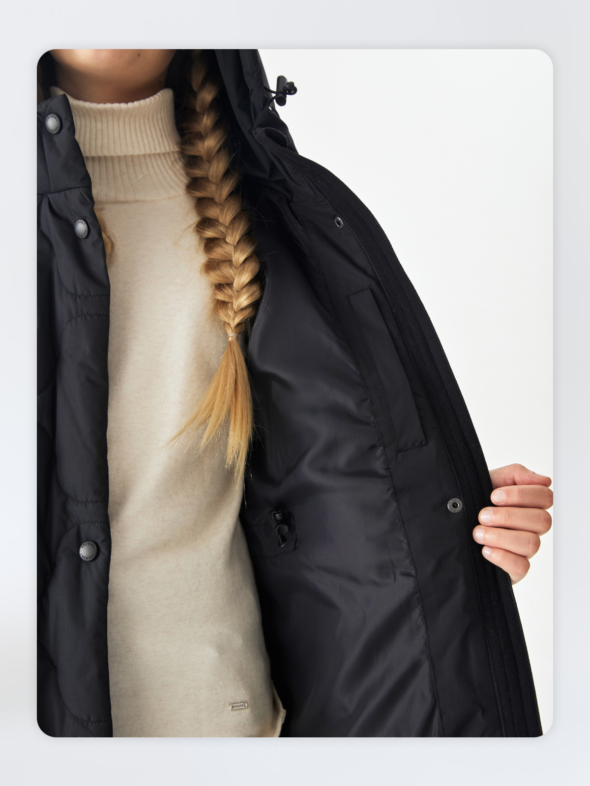 Пальто Premont SP213301BLACK - фото 7