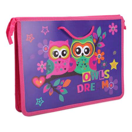 Папка с ручками Erhaft Owl Dreams А4