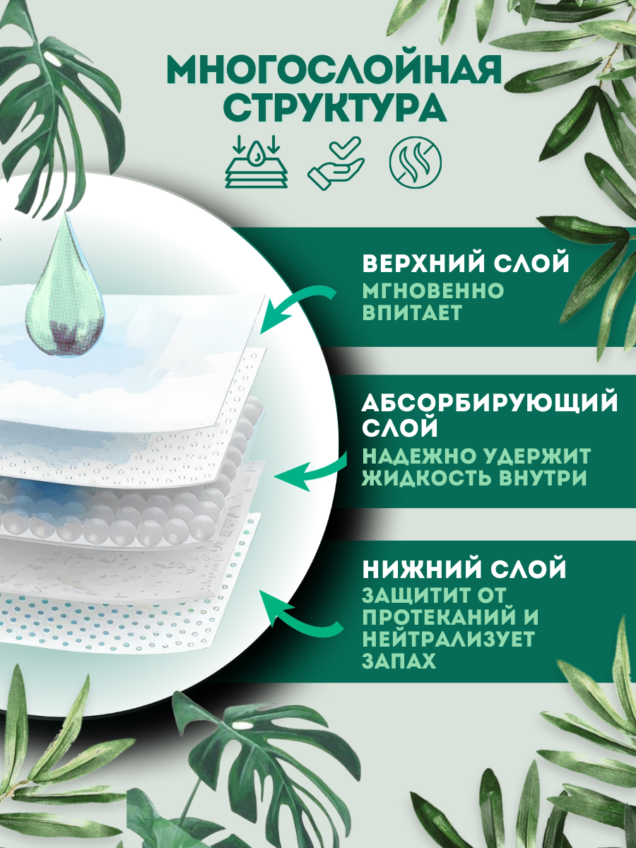 Трусики SENSO BABY Sensitive 0 (7-14) 44 шт. - фото 2