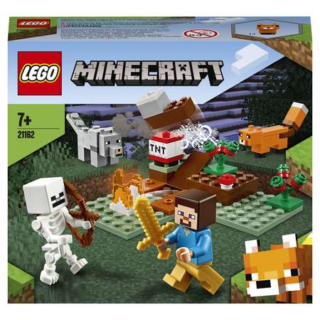 Конструктор LEGO Minecraft Приключения в тайге блочный