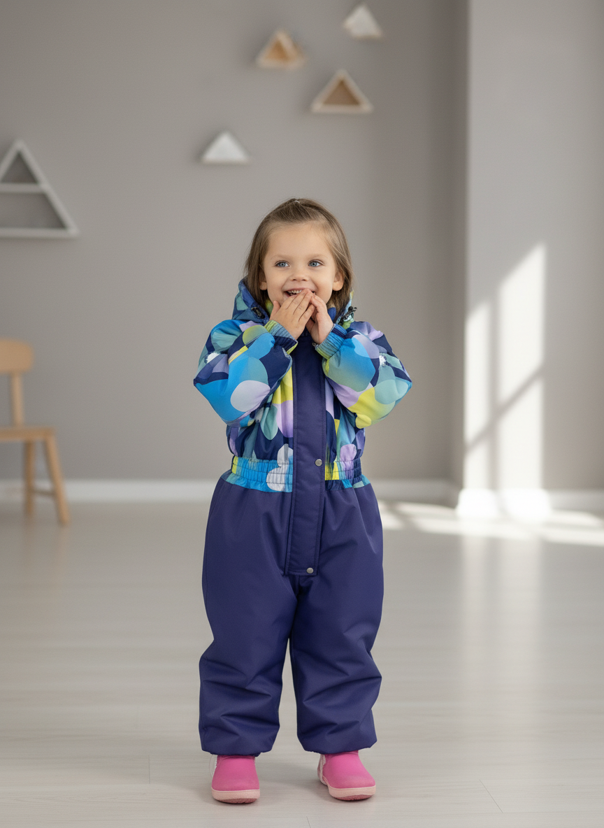 Комбинезон Arctic kids 30-040 фиолетовый - фото 1