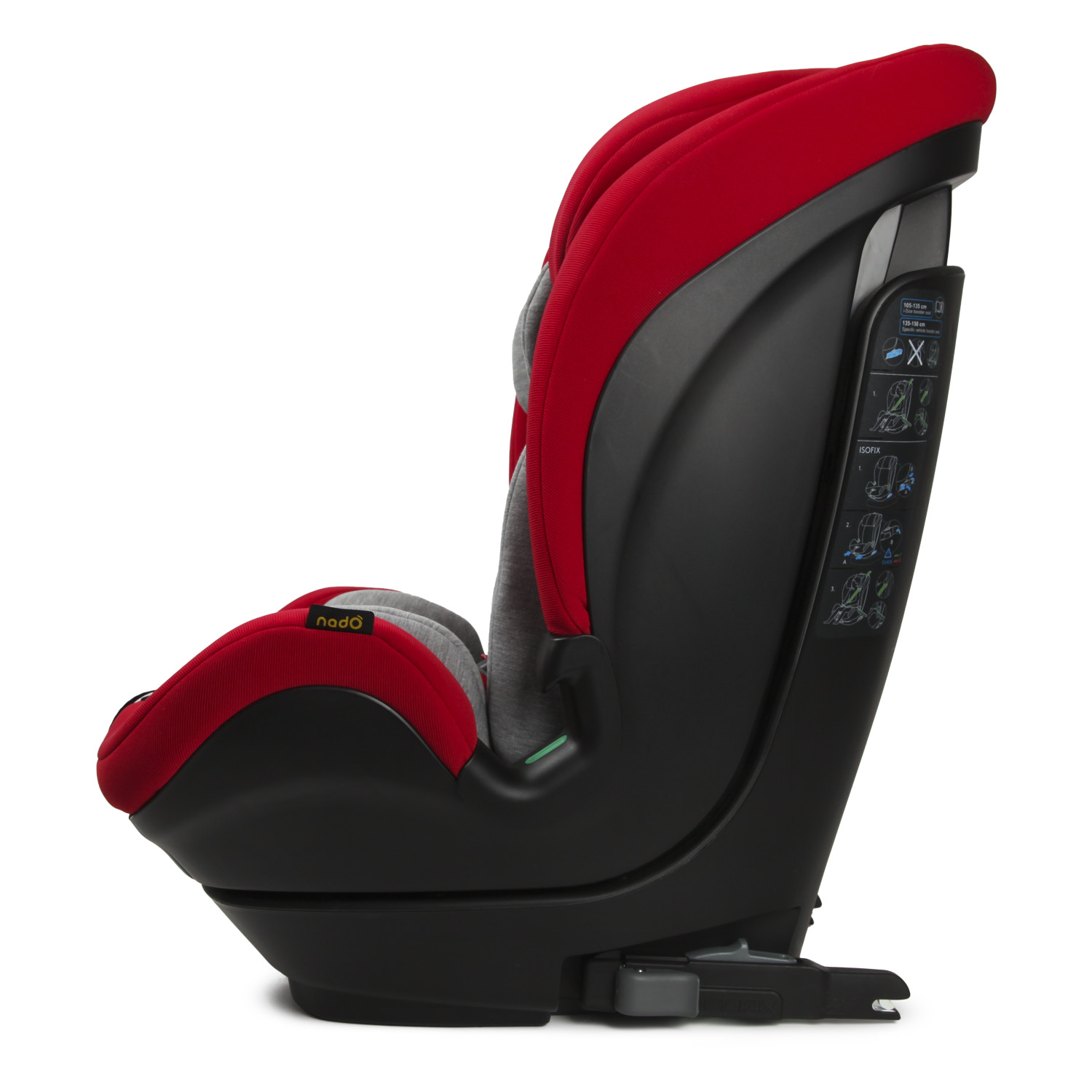 Автокресло nado Garnet red Isofix 1/2/3 (9-36 кг) - фото 14